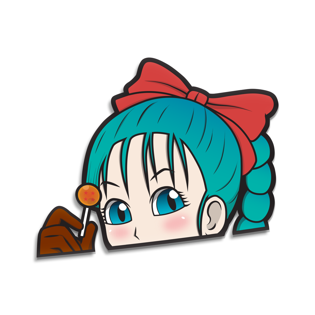 Bulma Peeker Sticker